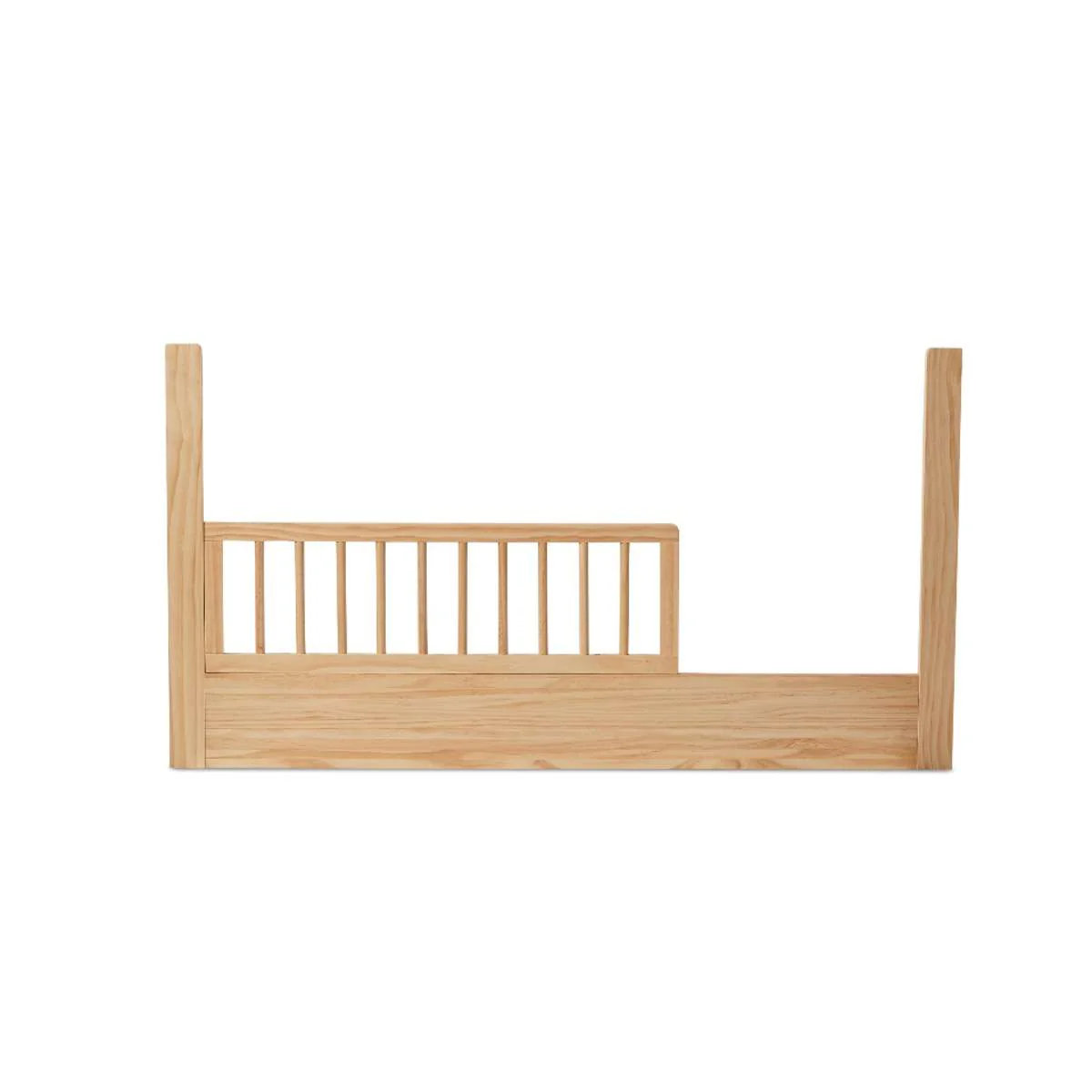 Addison Cot Toddler Bed Half Frame - Natural - Image 8