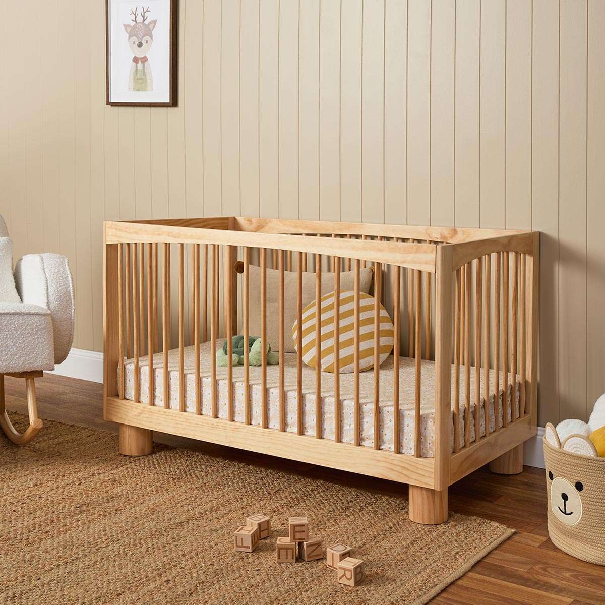 Addison Natural 3-in-1 Cot Conversion Bundle - Image 2