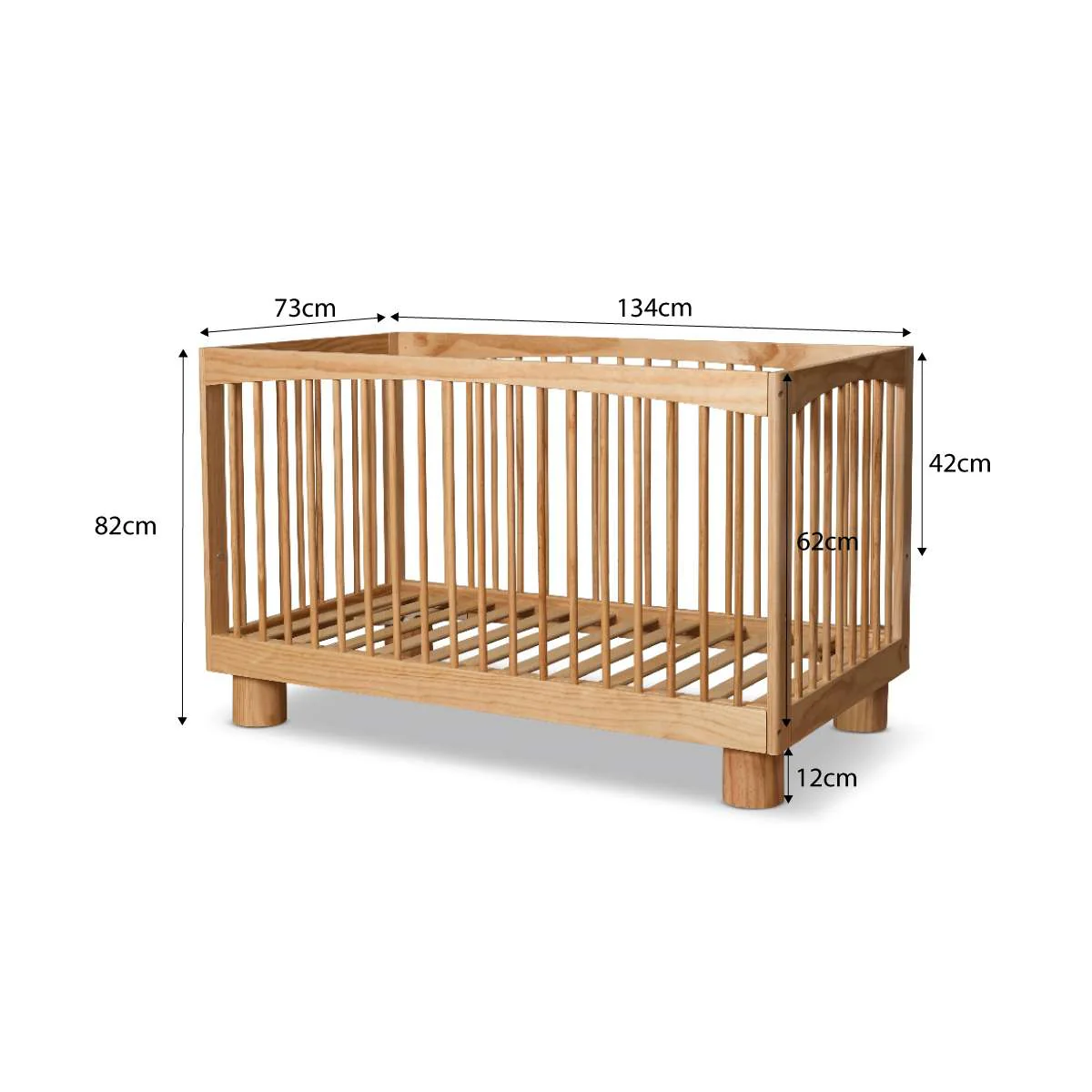 Addison Natural 3-in-1 Cot Conversion Bundle - Image 4