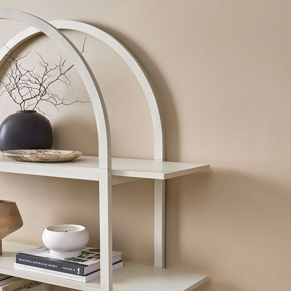 Alfie Arched Shelves - Beige - Image 5