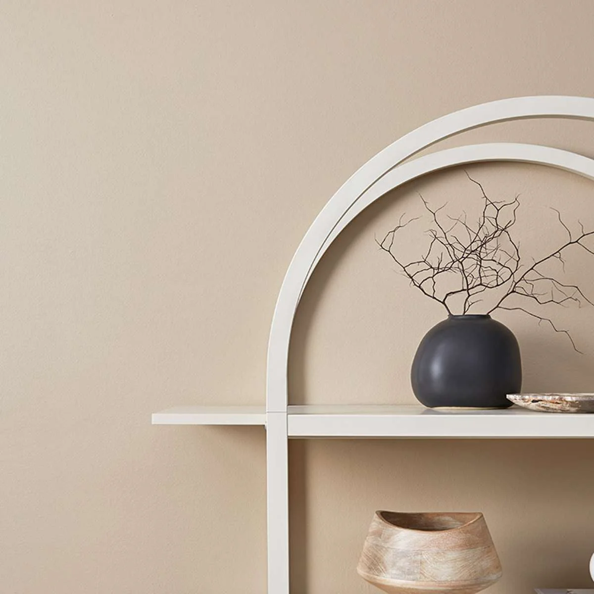 Alfie Arched Shelves - Beige - Image 6