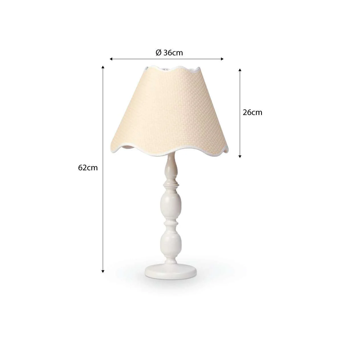 Alora Scalloped Table Lamp - Image 4