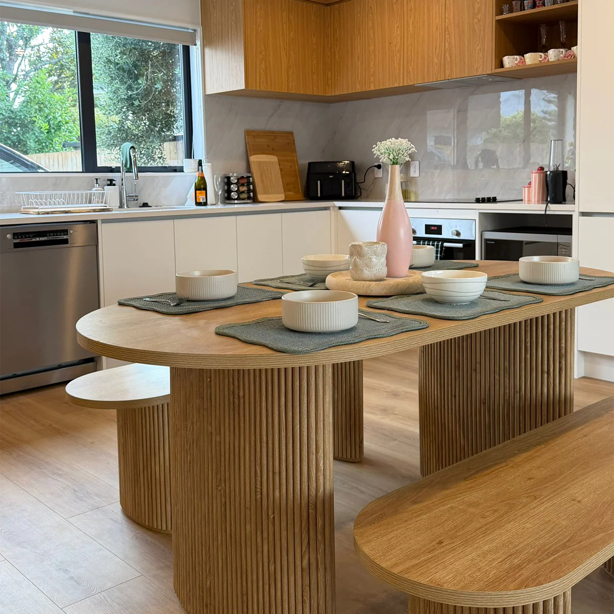 Amara Bench Seat - Natural - Image 3