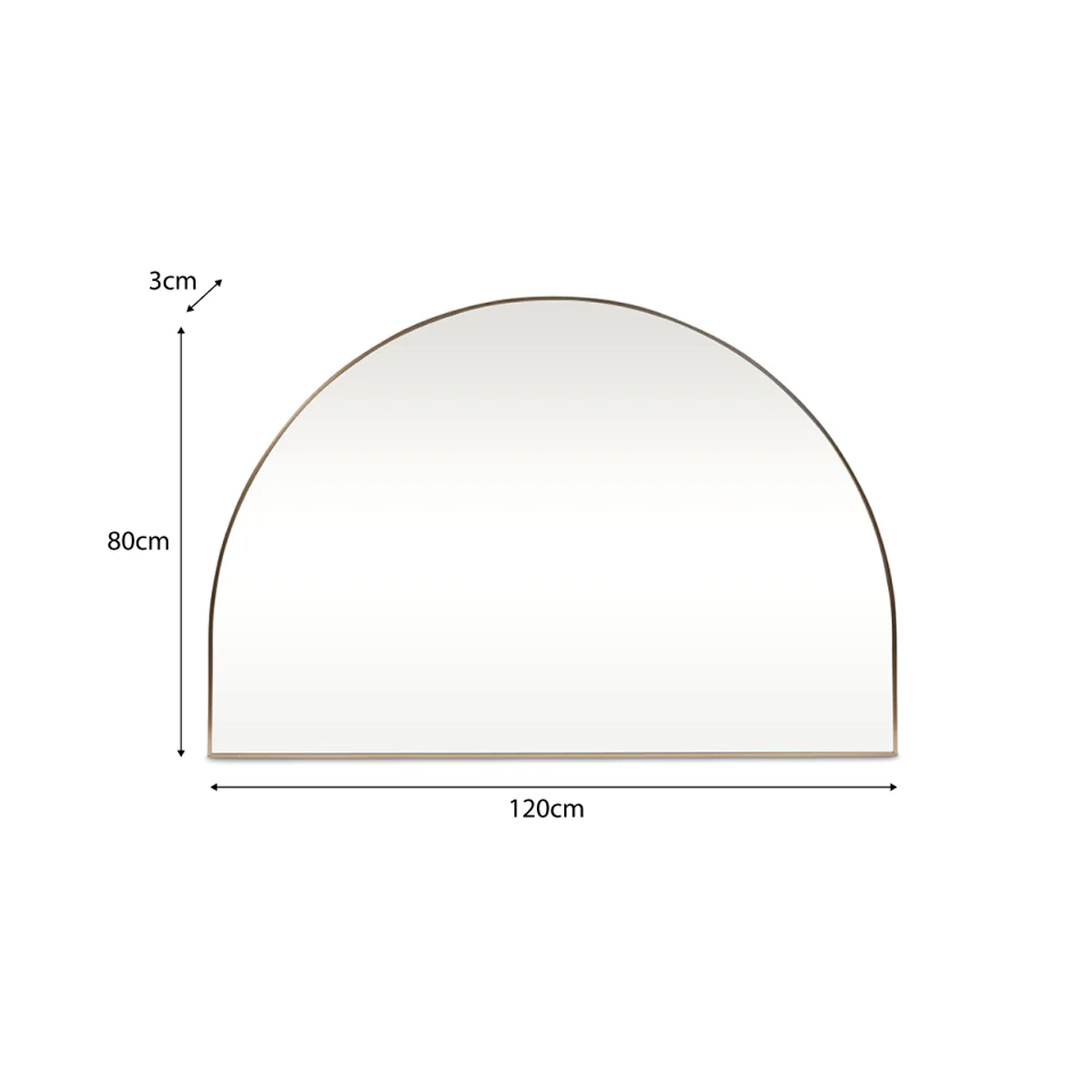 Anna Arch Mirror - Gold - Image 5