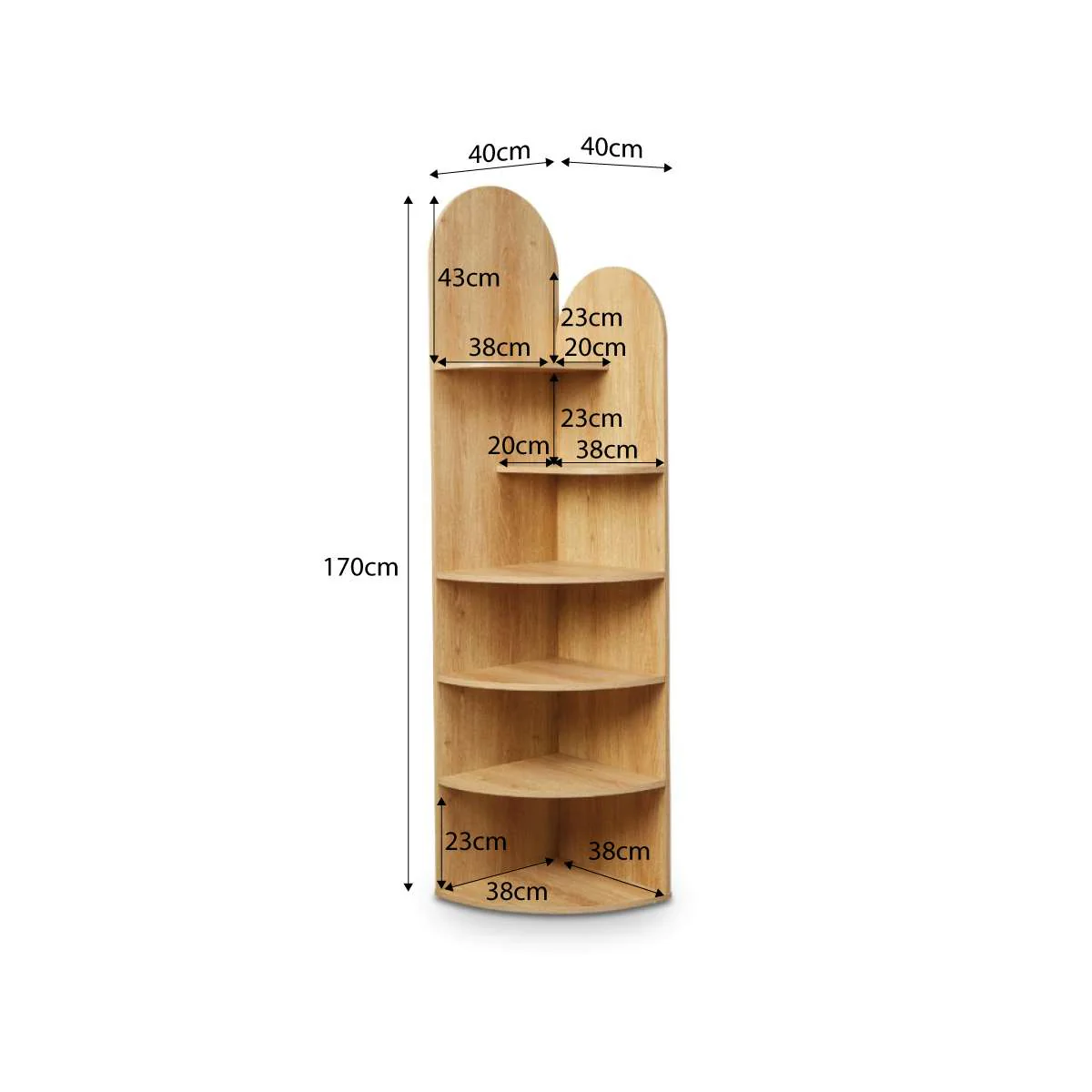 Arched Corner Shelves - Image 8