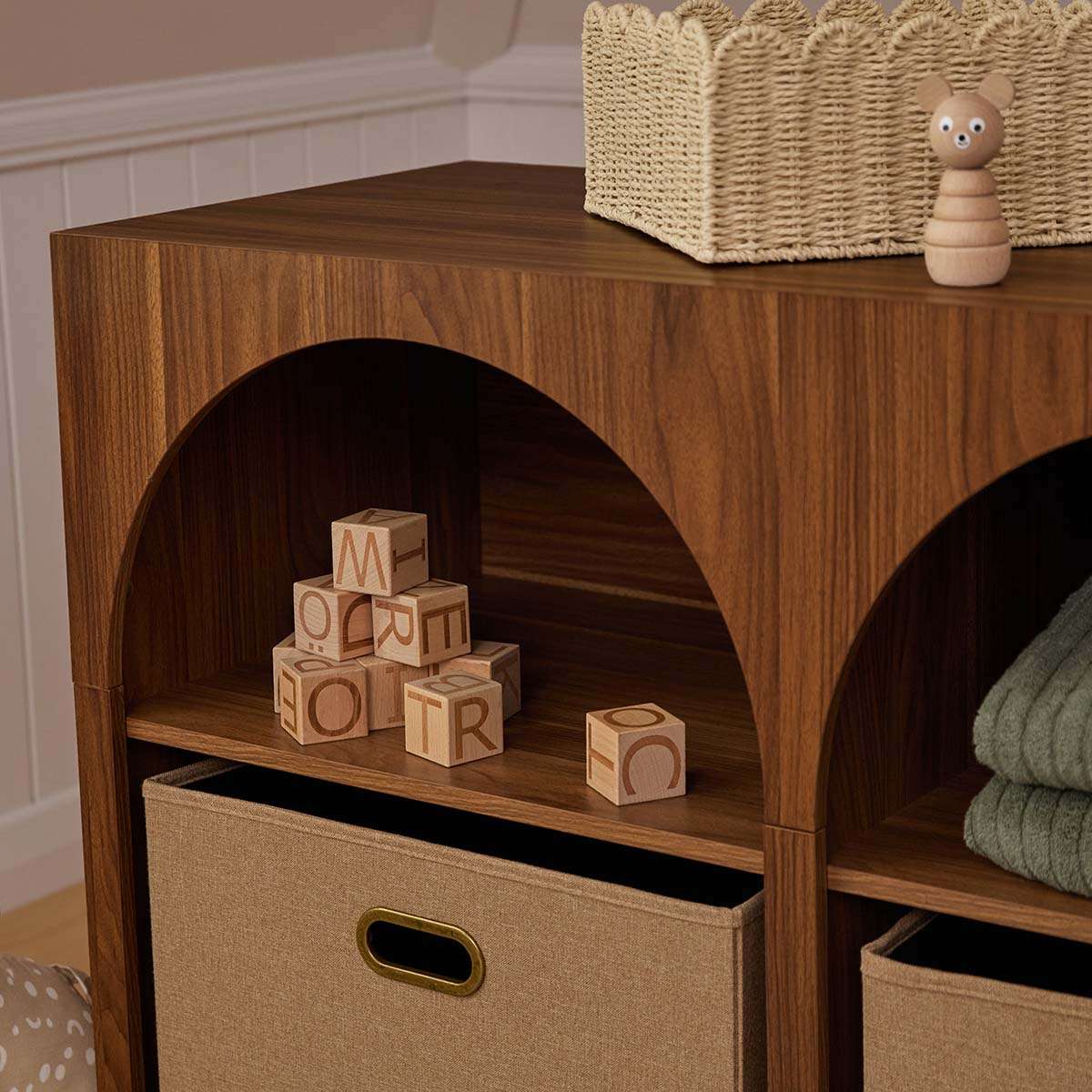 Archie Change Table with Removable Top - Hazelnut - Image 6