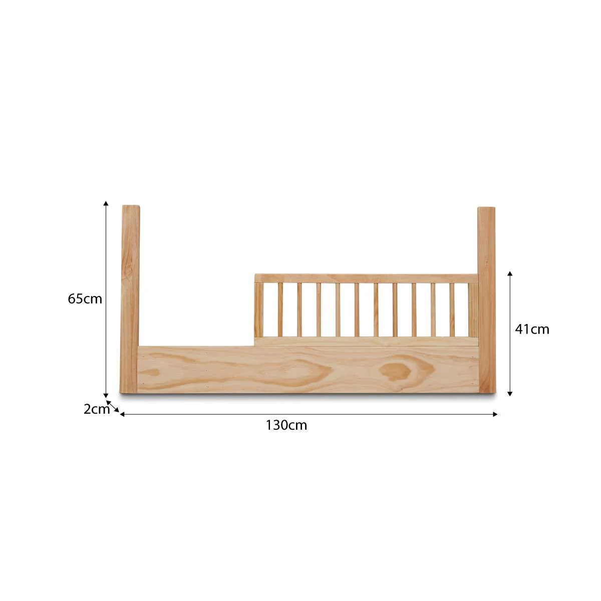 Archie Natural 3-in-1 Cot Conversion Bundle - Image 8