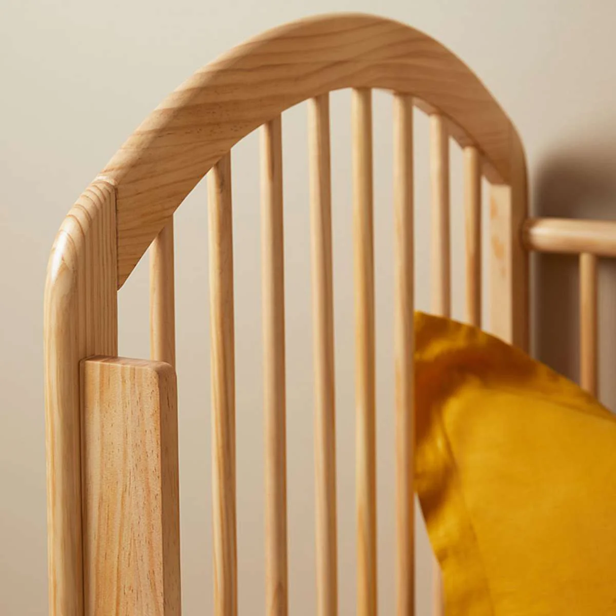 Archie Cot Toddler Bed Half Frame - Natural - Image 6