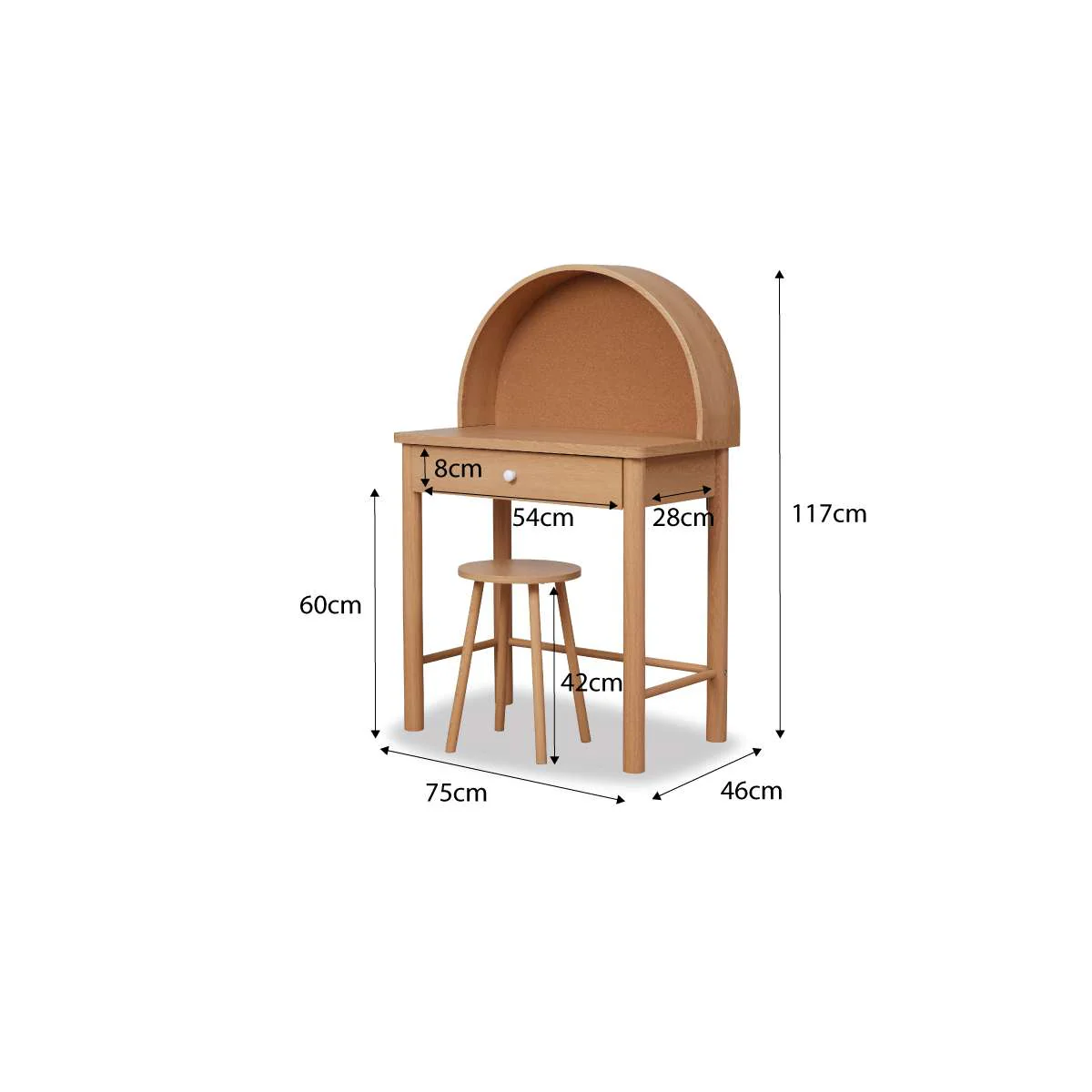 Archie Desk and Stool - Image 13