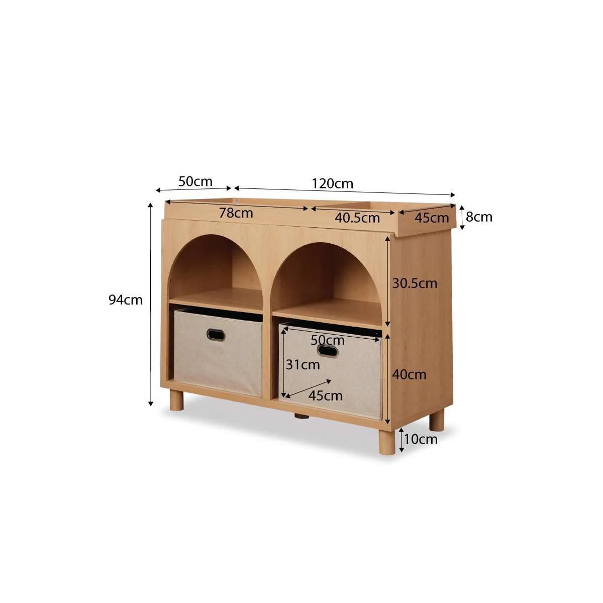 Archie Change Table with Removable Top - Image 12