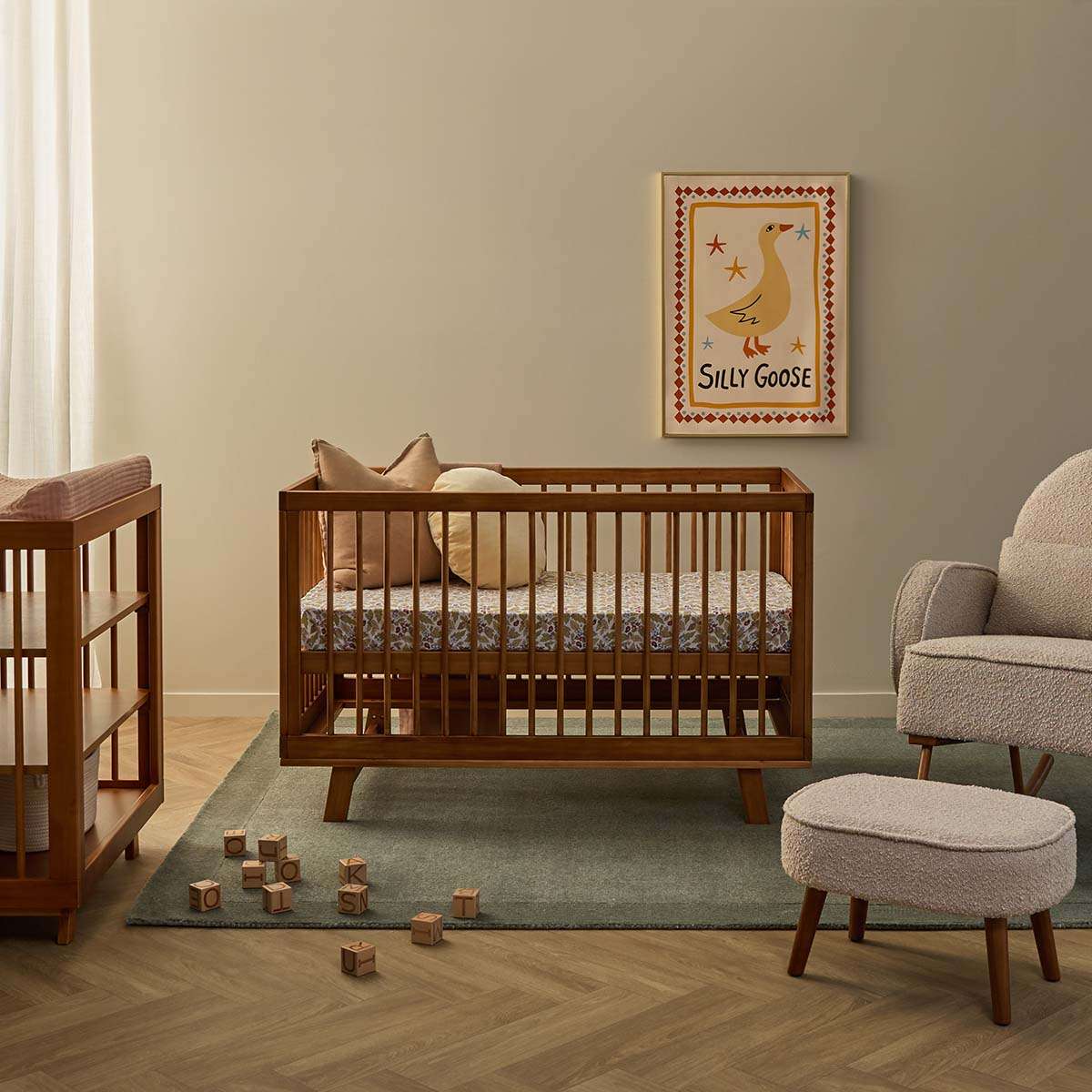 Aspen Hazelnut Six Piece Nursery Set - Image 2