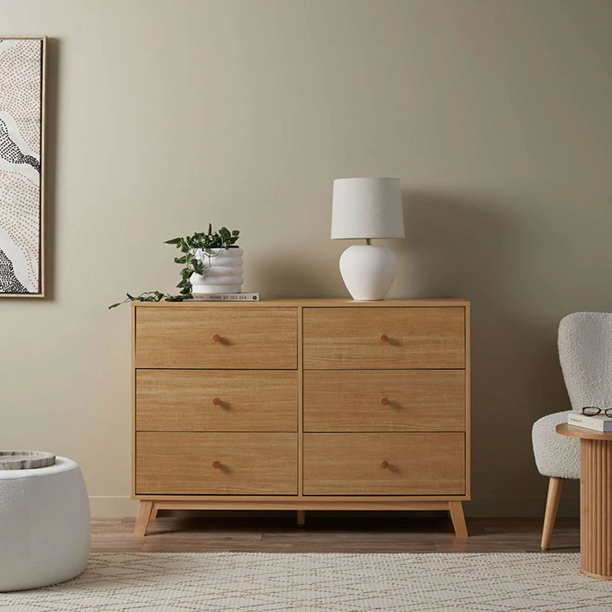 Aspen Natural Seven Piece Nursery Furniture Set - Image 4