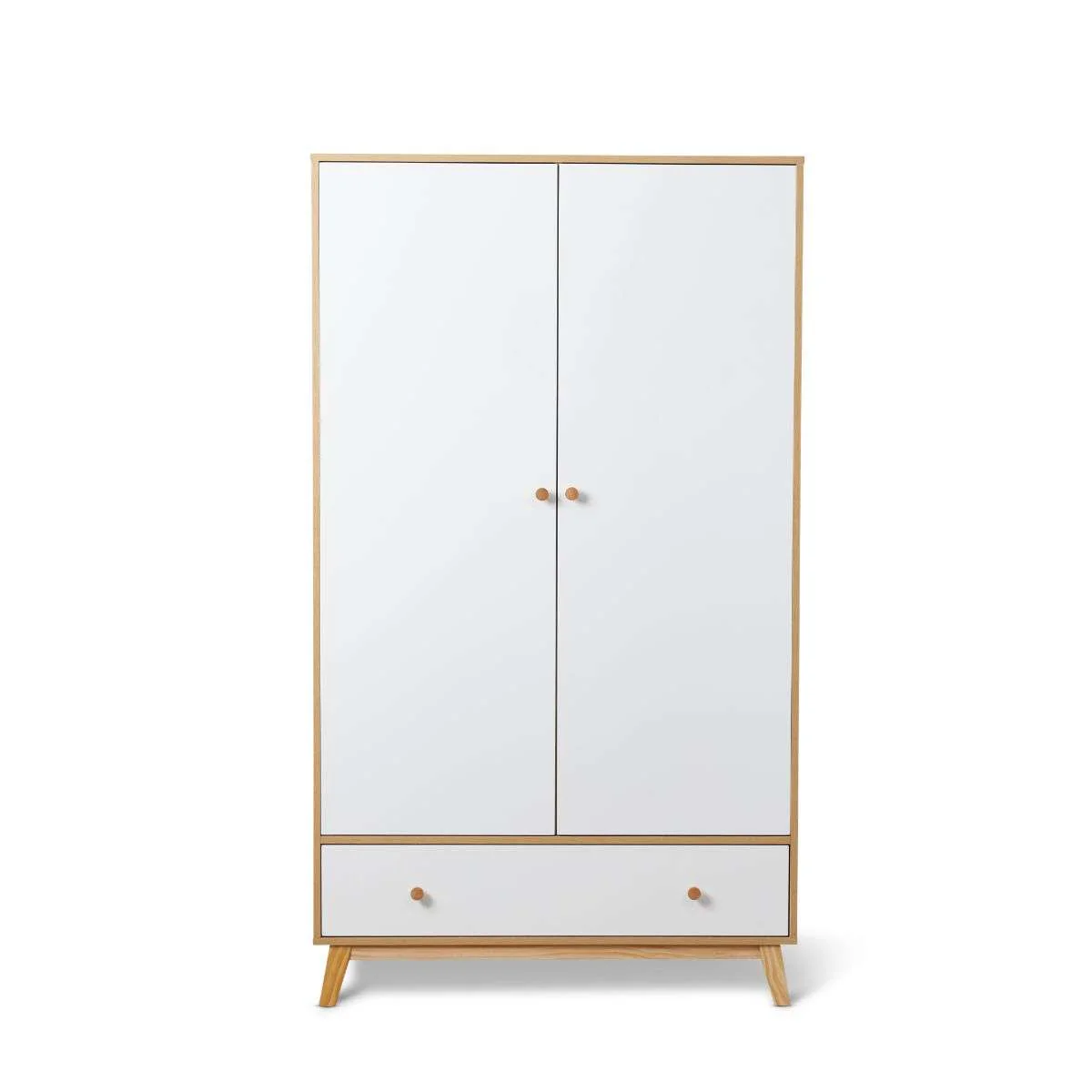 Aspen Wardrobe - White/Natural - Image 16