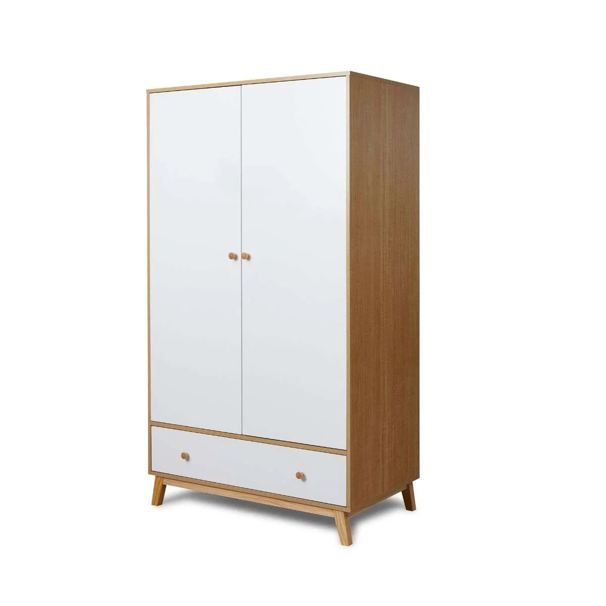 Aspen Wardrobe - White/Natural - Image 17