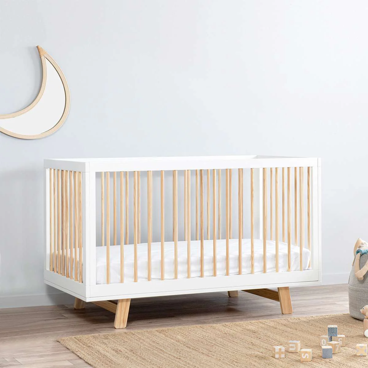 Aspen White Natural Four Piece Nursery Set - Image 2