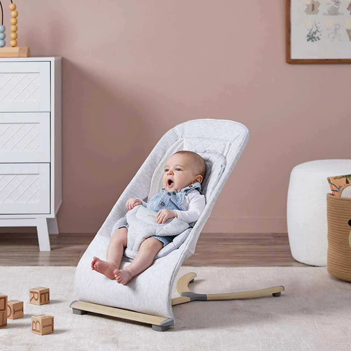 Aubrey Padded Bouncer - Soft Grey - Image 16