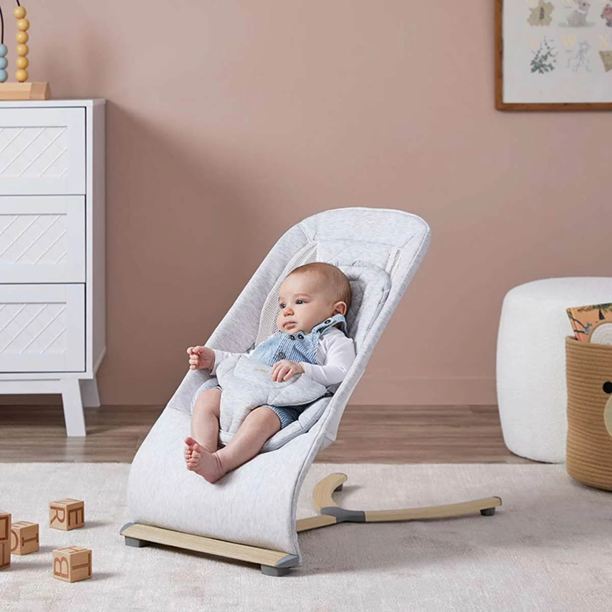 Aubrey Padded Bouncer - Soft Grey - Image 18