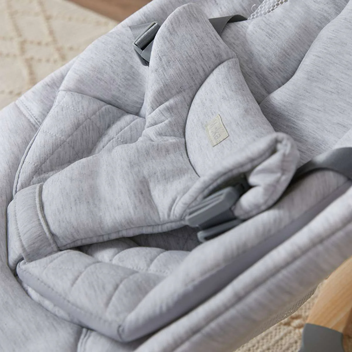 Aubrey Padded Bouncer - Soft Grey - Image 9