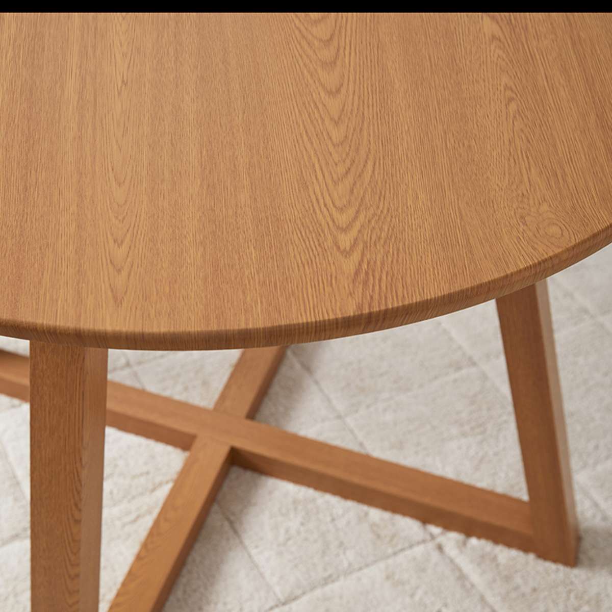 Avalon 4 Seater Dining Table - Natural - Image 4