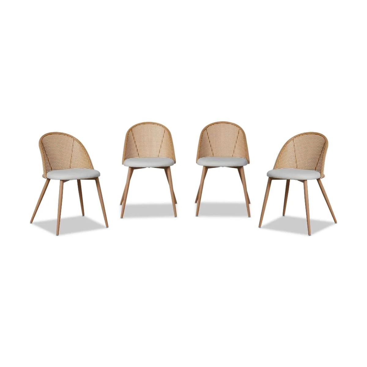 Avila Dining Chair - Natural Set of Four Bundle - Image 2