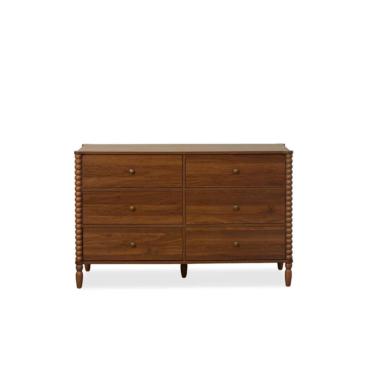 Betti Bobbin Six Drawer - Walnut - Image 12