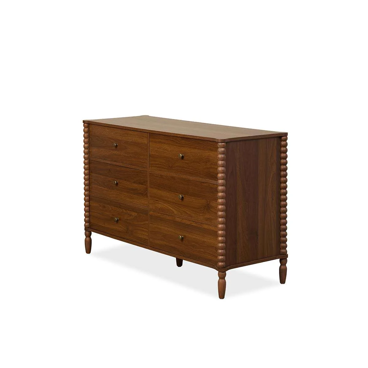 Betti Bobbin Six Drawer - Walnut - Image 13