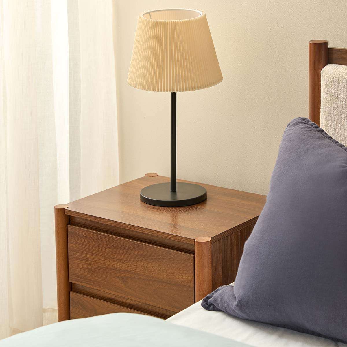 Blair King Single Bed - Walnut - Image 5