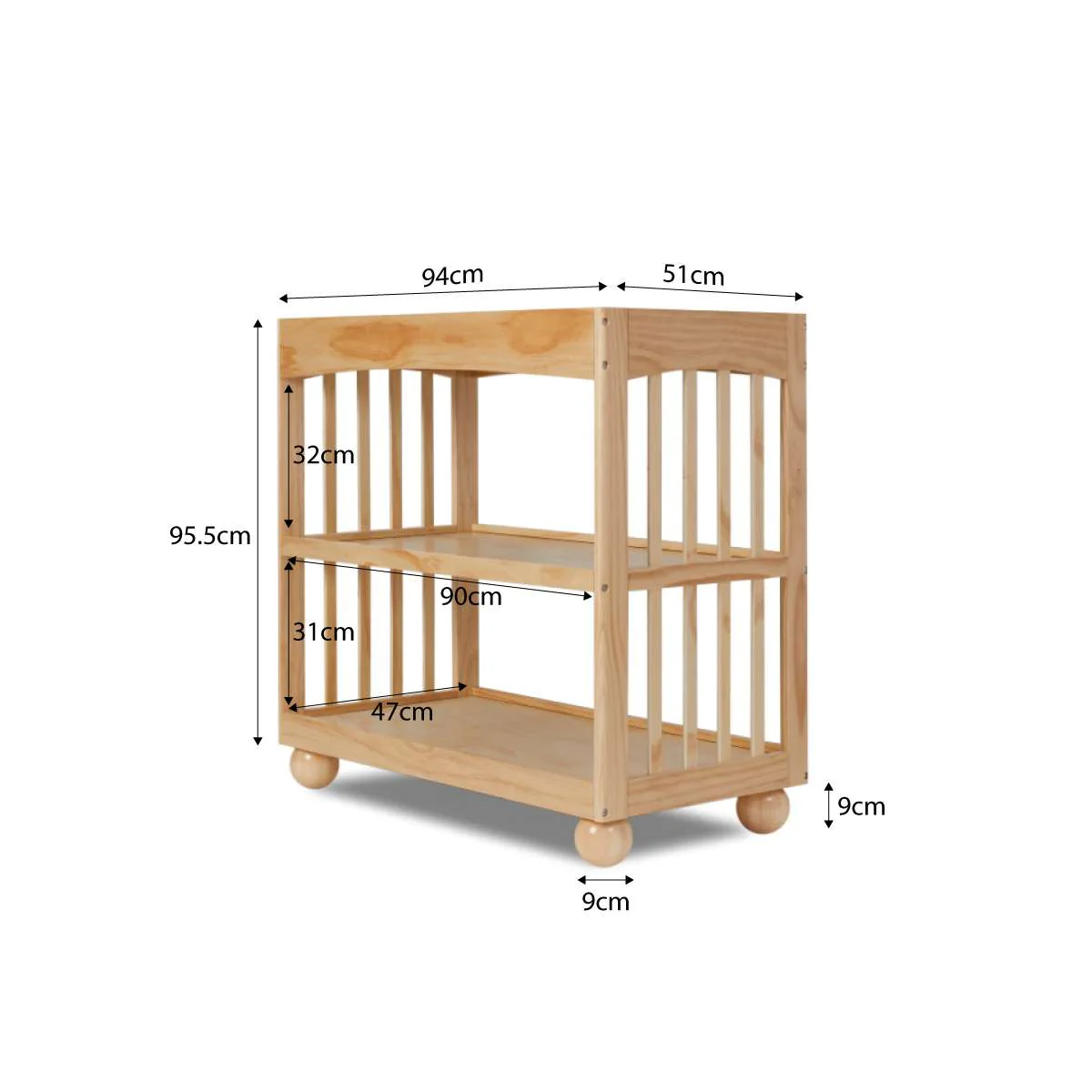 Blake Change Table - Natural - Image 11