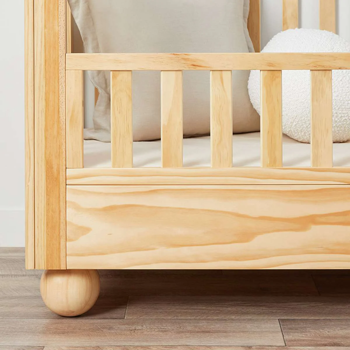 Blake Cot Toddler Bed Half Frame - Natural - Image 5