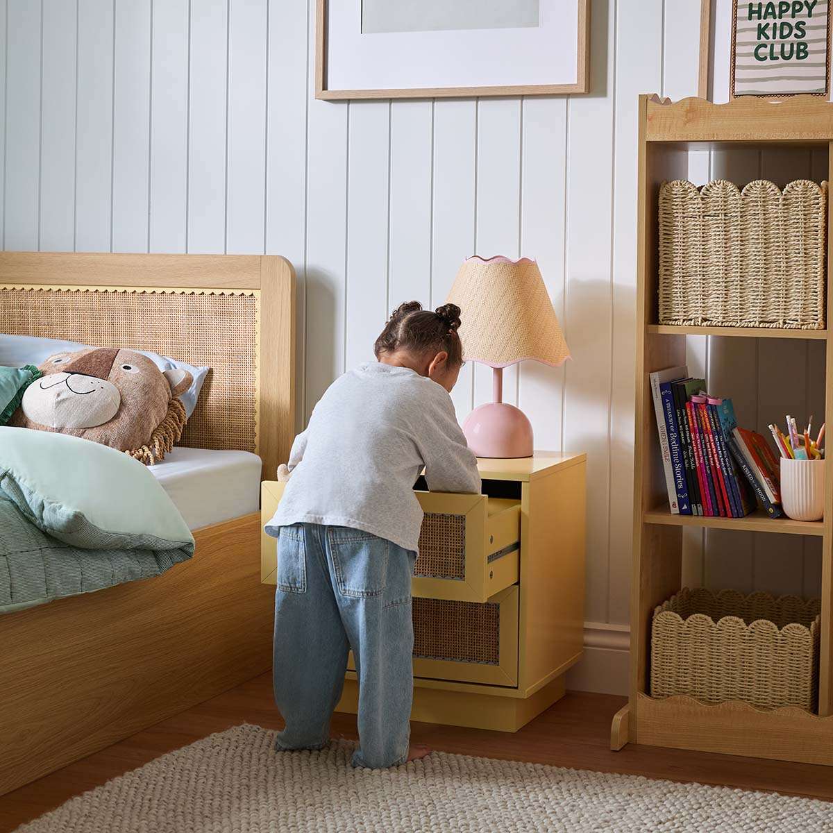 Bonnie Bedside Table - Buttermilk - Image 3