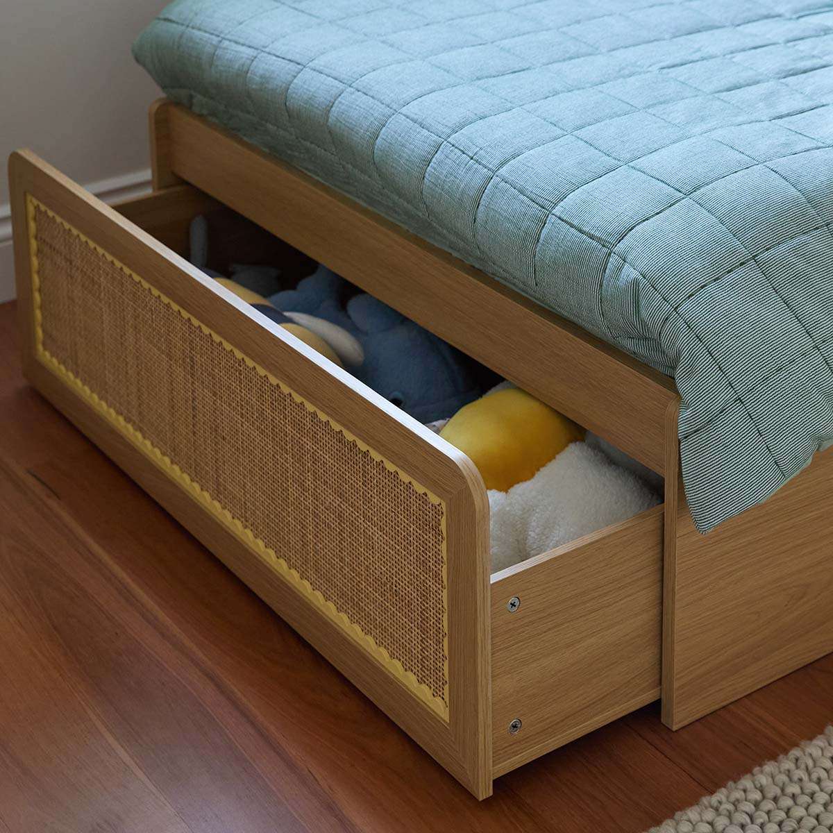 Bonnie Storage King Single Bed - Natural - Image 4