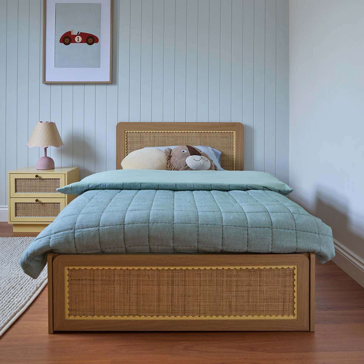 Bonnie Storage King Single Bed - Natural - Image 5