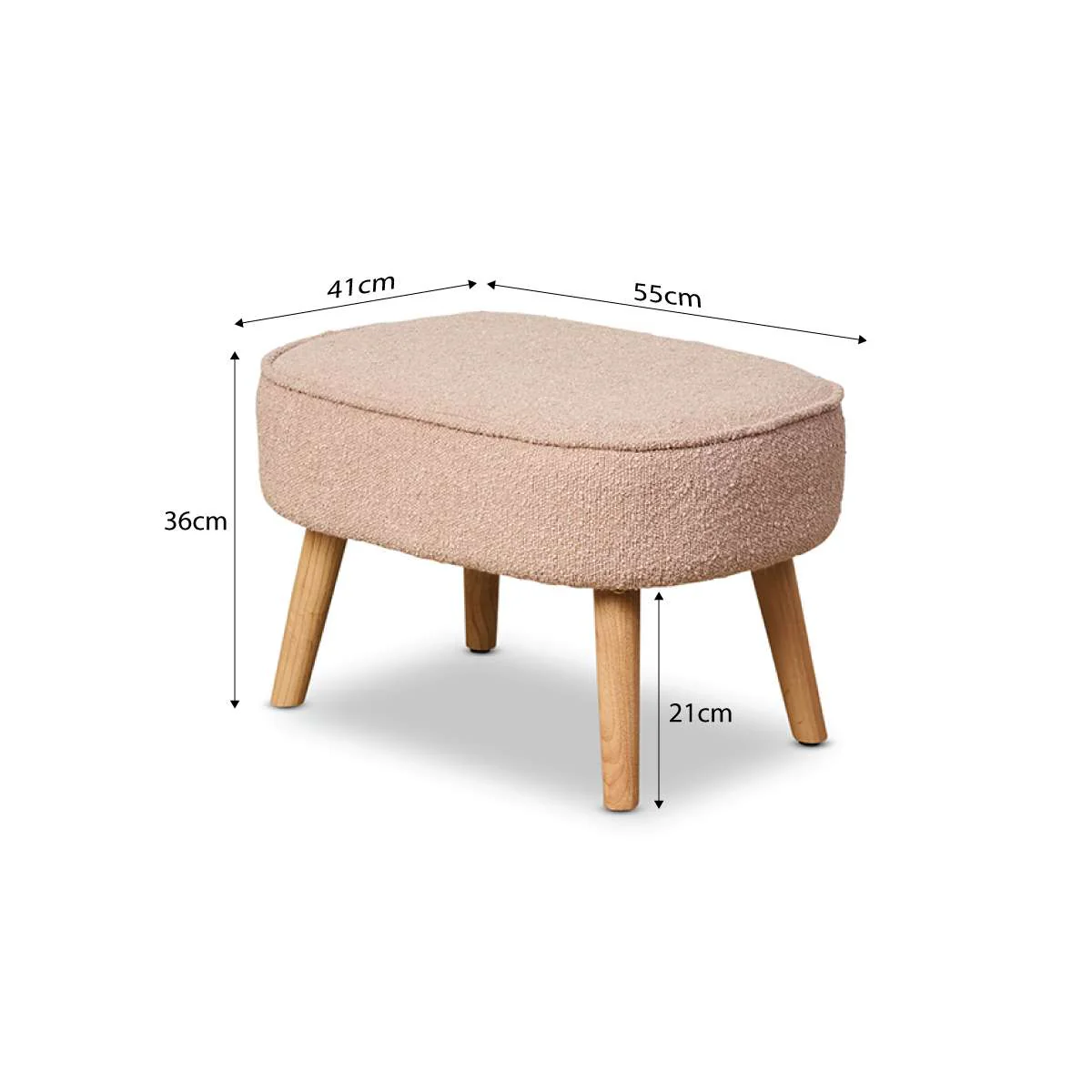 Buddy Stool - Blush - Image 4