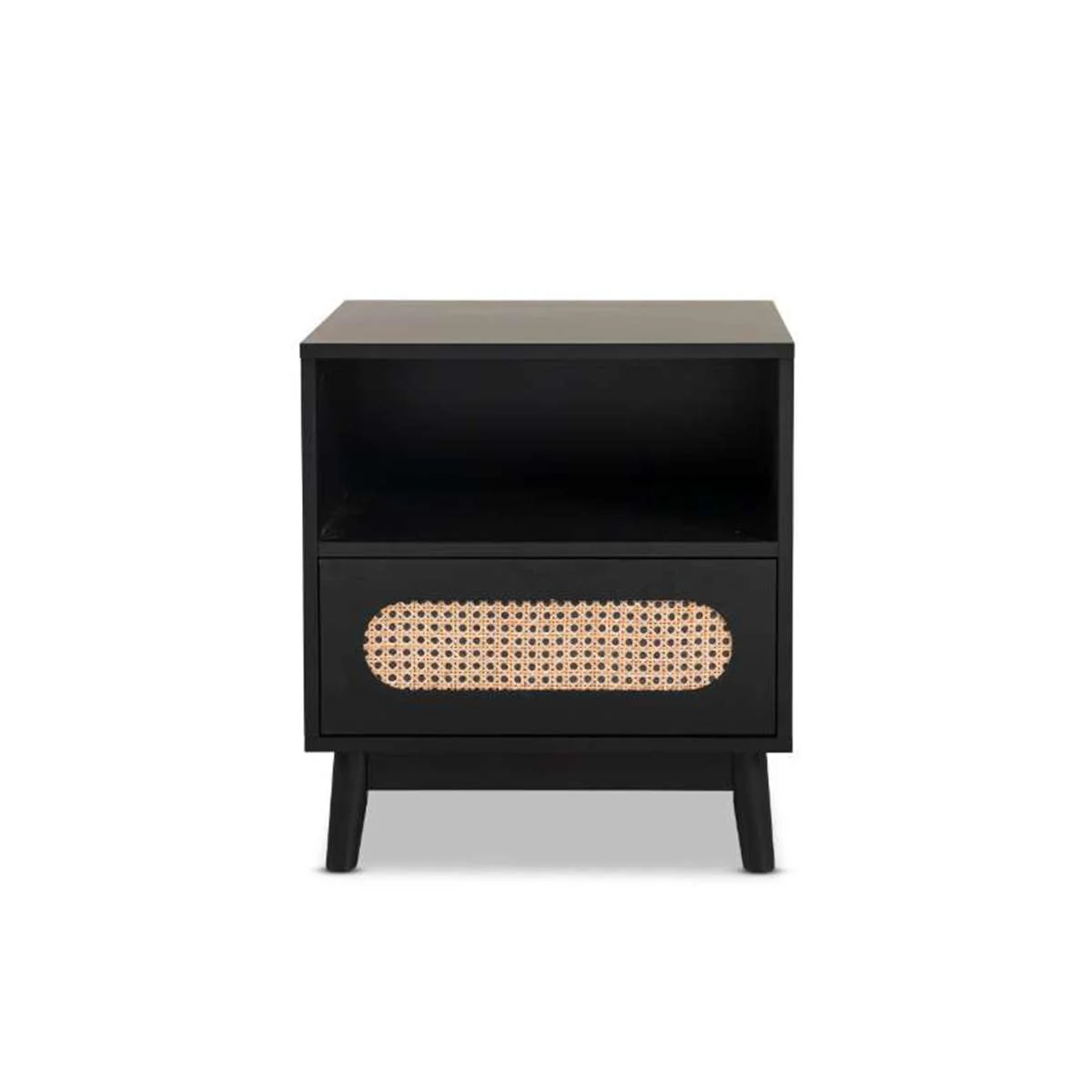 Claremont Bedside Table - Black - Image 7