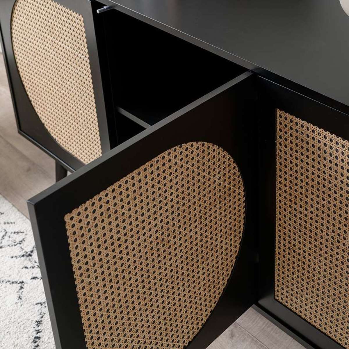 Claremont Buffet - Black - Image 4