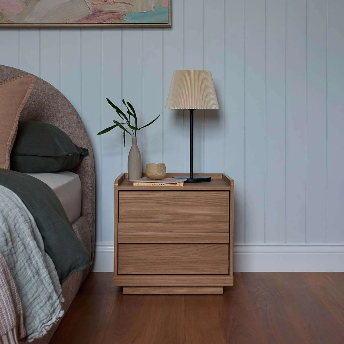 Copenhagen Bedside Table - Almond - Image 2