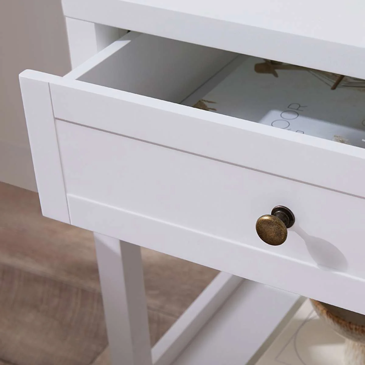 Cove Bedside Table - White - Image 2