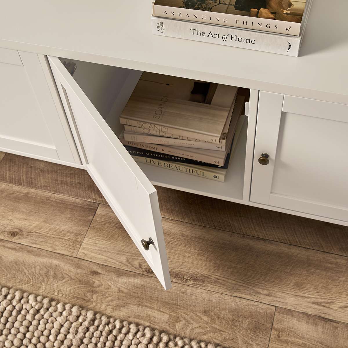 Cove Entertainment Unit - Beige - Image 2