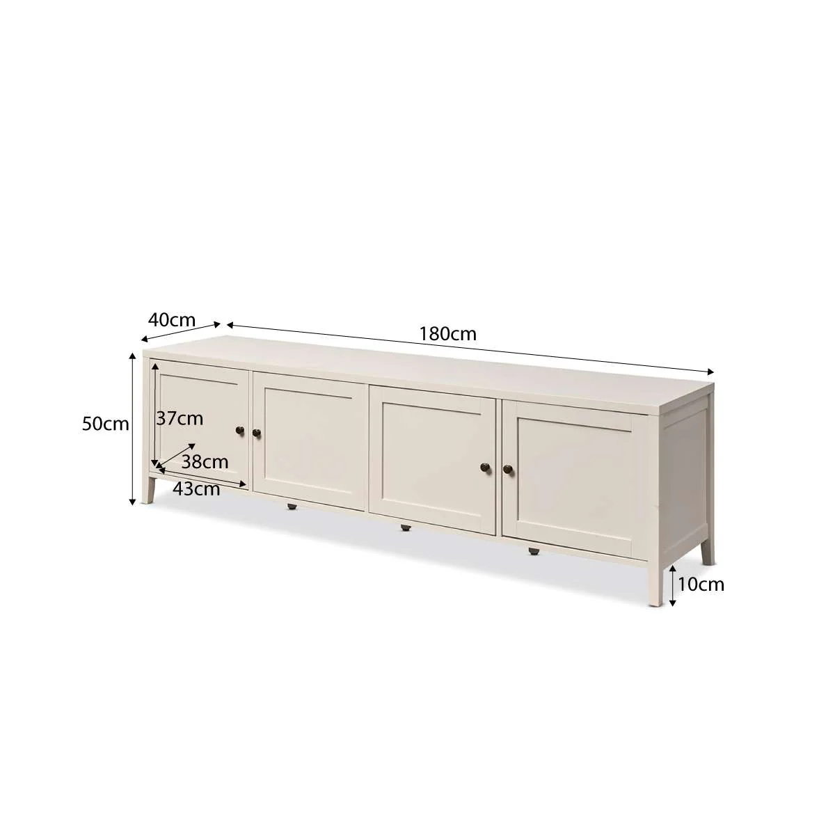 Cove Entertainment Unit - Beige - Image 9