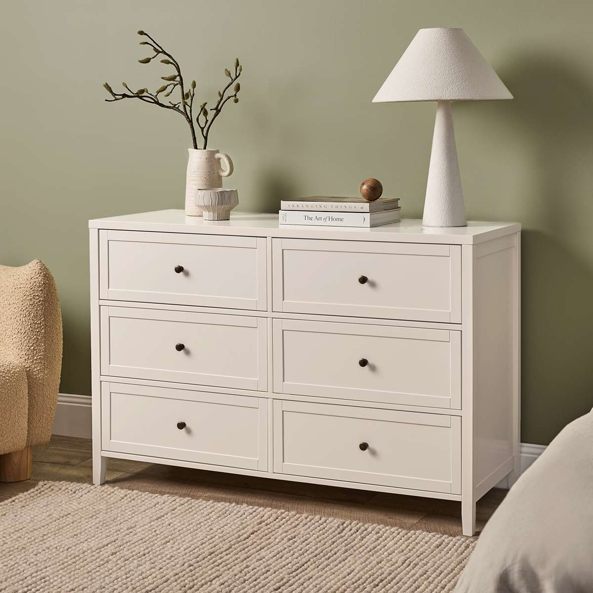 Cove Six Drawer - Beige - Image 3