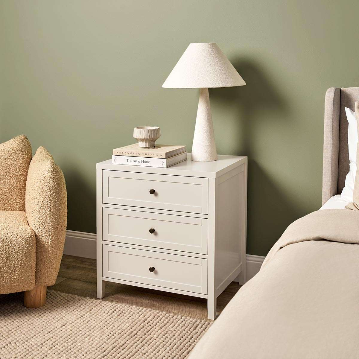 Cove Three Drawer - Beige - Image 3