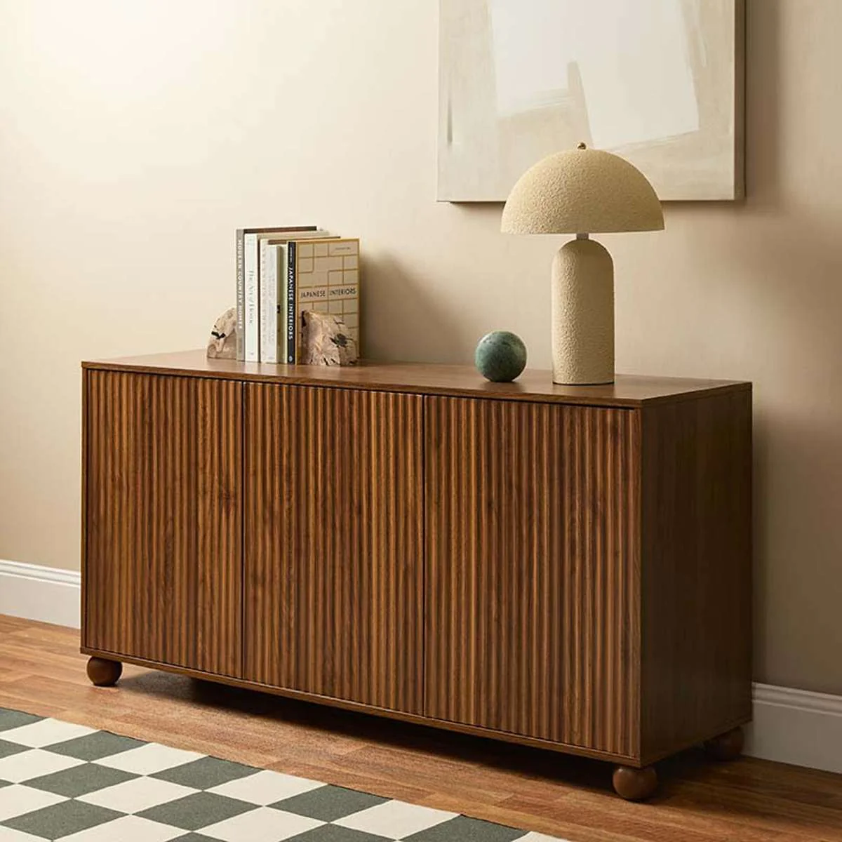 Deven Ball Feet Buffet - Walnut - Image 3