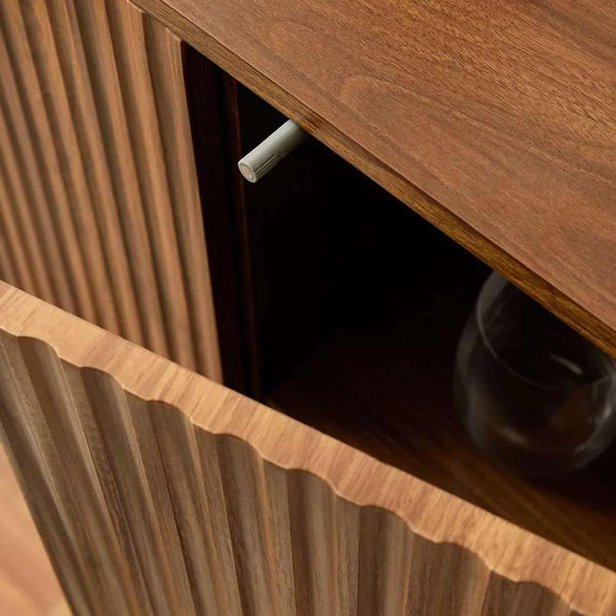 Deven Ball Feet Buffet - Walnut - Image 6
