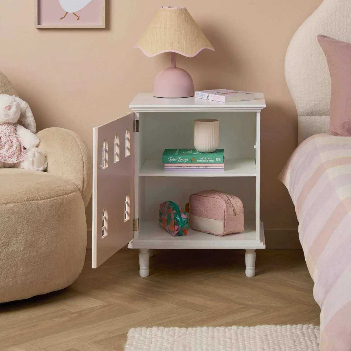 Dollhouse Bedside Table - Pink - Image 12
