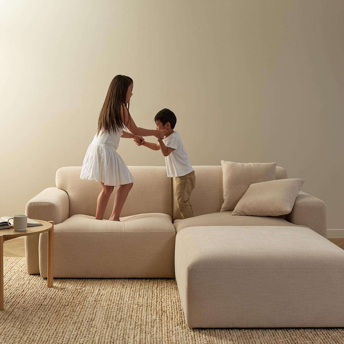 Dylan Large Ottoman - Natural - Image 4