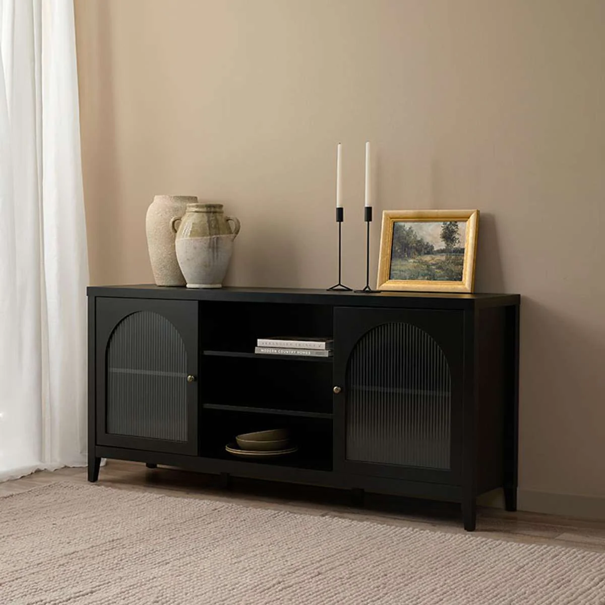 Easton Buffet - Black - Image 3