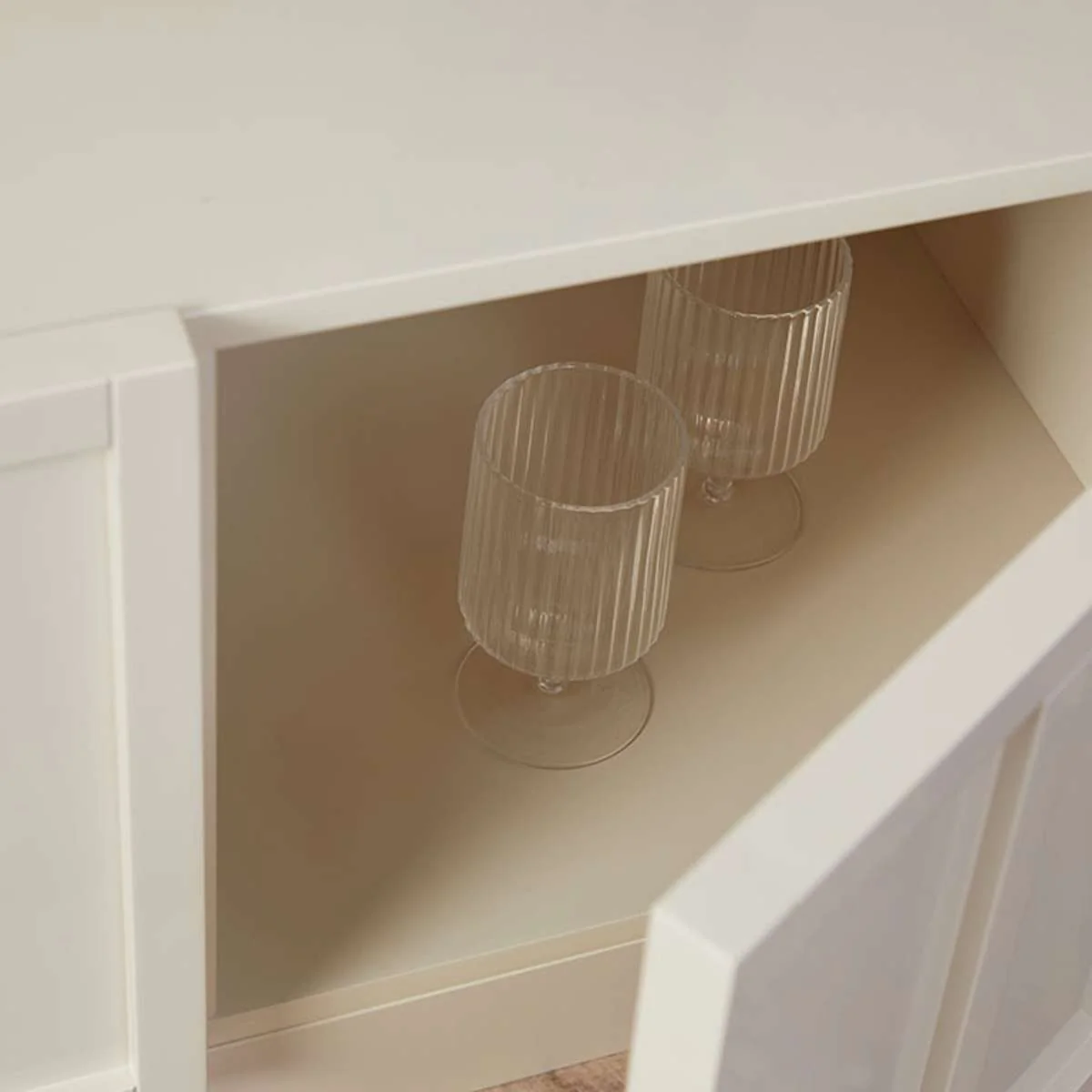 Emery Panel Entertainment Unit - Beige - Image 7