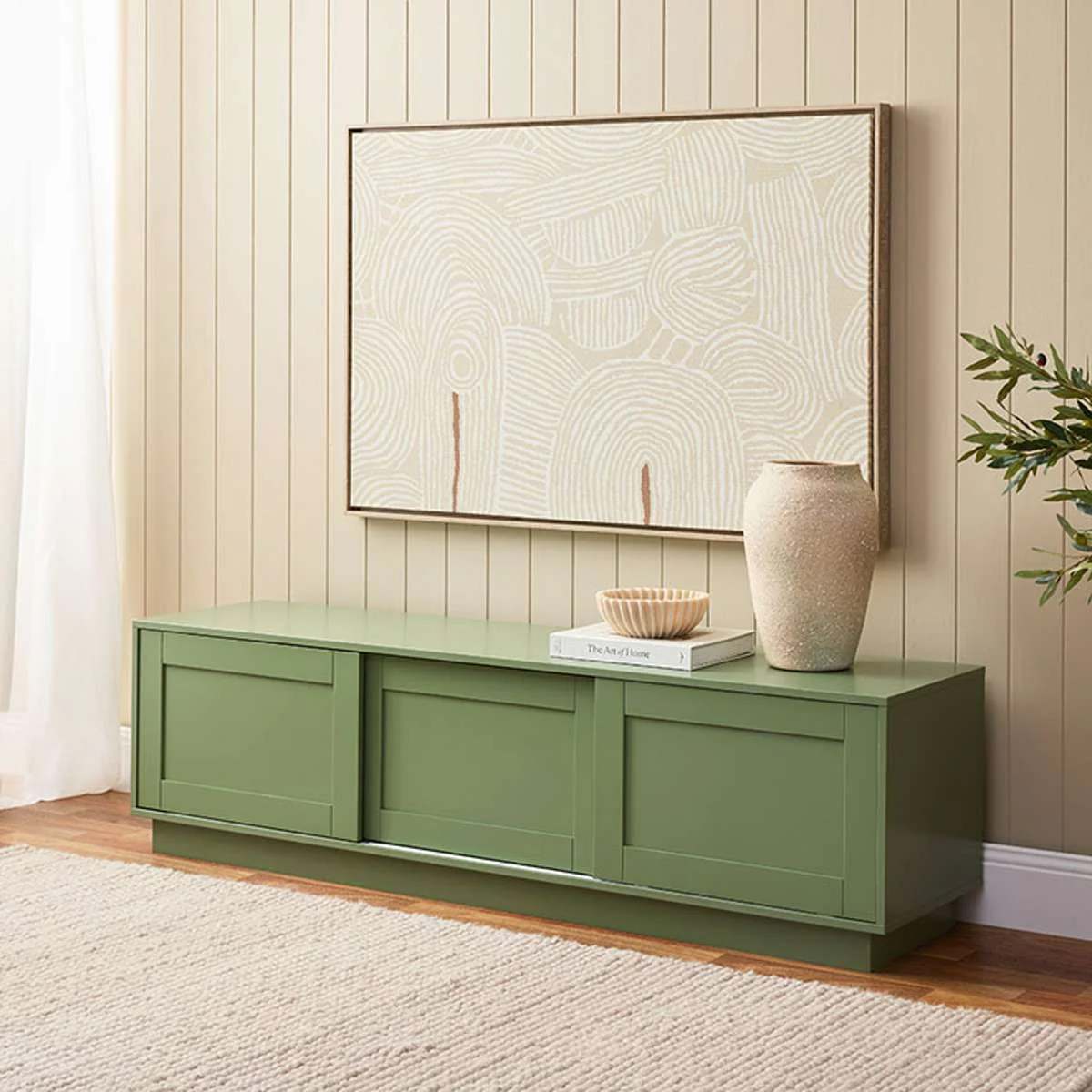 Eros Entertainment Unit - Sage Green - Image 3