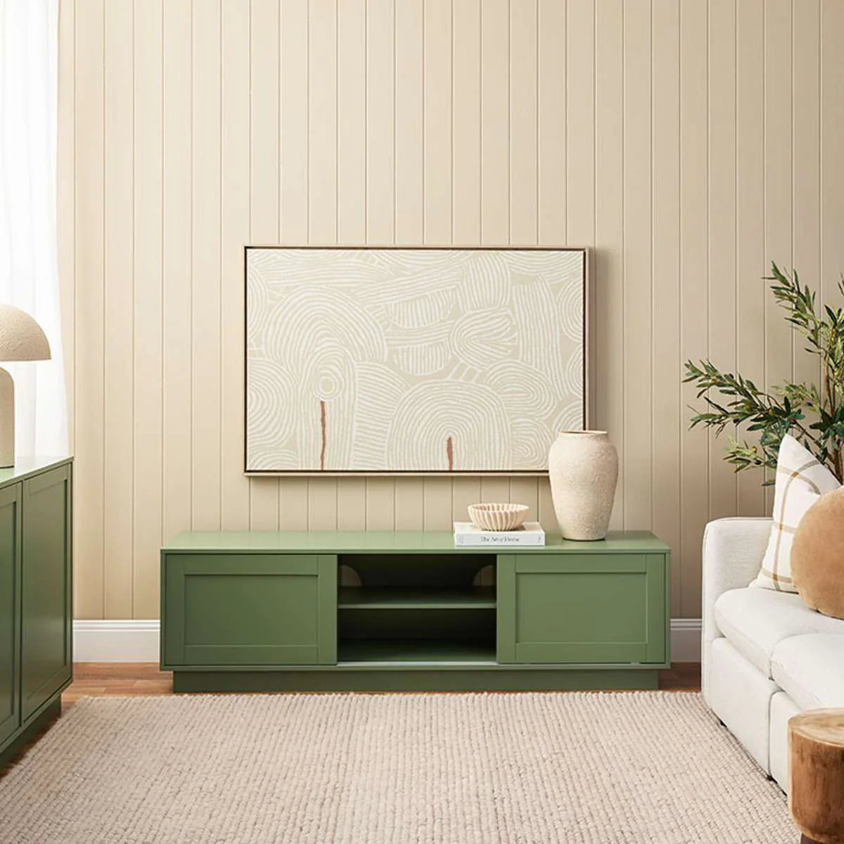 Eros Entertainment Unit - Sage Green - Image 4