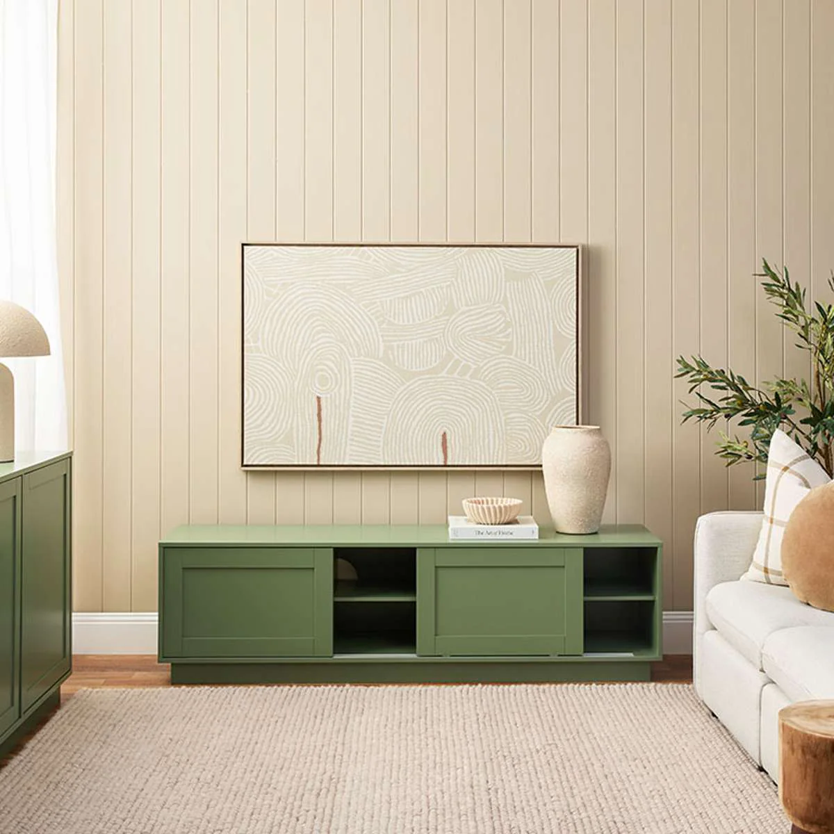 Eros Entertainment Unit - Sage Green - Image 5